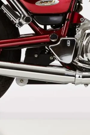 Sistema di scarico Falcon Slip On "Cromo Line - Slash Cut" Suzuki VS 1400 Intruder con EG-BE Affare